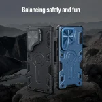 NILLKIN Black Rhino Prop MagSafe Magnetic PC Phone Case, For Samsung Galaxy S25 Ultra 5G - Image 6