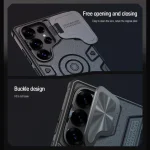 NILLKIN Black Rhino Prop MagSafe Magnetic PC Phone Case, For Samsung Galaxy S25 Ultra 5G - Image 8