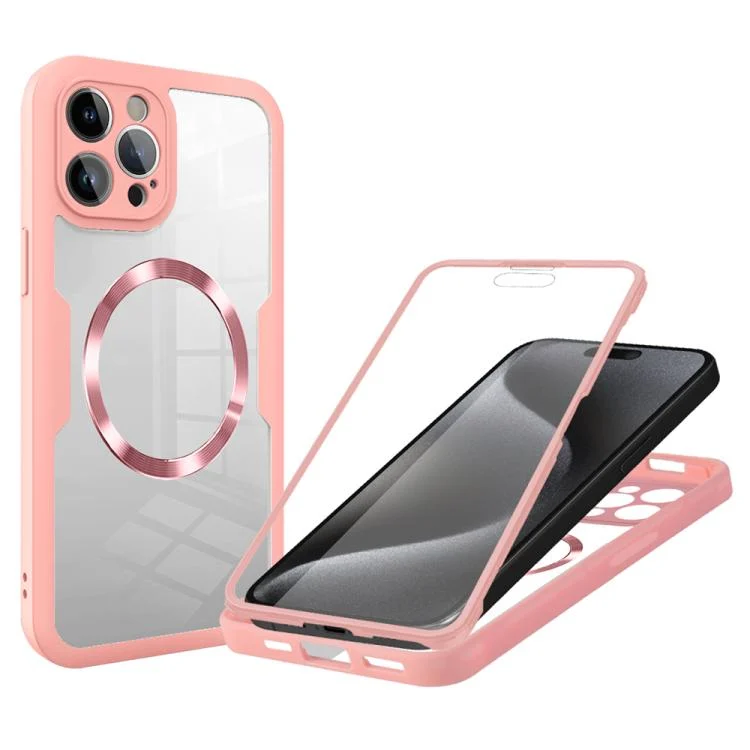 EDA007606116A.webp CD Texture MagSafe Phone Case, For iPhone 15 Pro, For iPhone 15 Plus, For iPhone 15 - Image 1