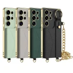 GKK Plating Leather Card Holder Full Coverage Phone Case With Bracelet, For Samsung Galaxy S25 Ultra 5G - Image 2