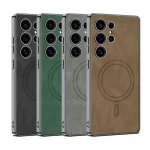GKK Plating Leather Built-in MagSafe Frosted Phone Case, For Samsung Galaxy S25 Ultra 5G - Image 2