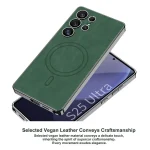 GKK Plating Leather Built-in MagSafe Frosted Phone Case, For Samsung Galaxy S25 Ultra 5G - Image 3