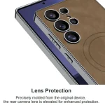 GKK Plating Leather Built-in MagSafe Frosted Phone Case, For Samsung Galaxy S25 Ultra 5G - Image 4