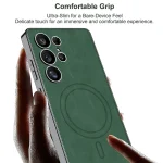 GKK Plating Leather Built-in MagSafe Frosted Phone Case, For Samsung Galaxy S25 Ultra 5G - Image 7