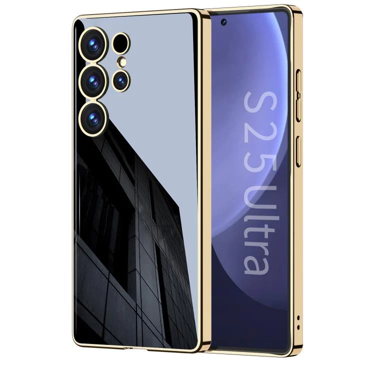 GKK Solid Color Plating TPU Full Coverage Phone Case, For Samsung Galaxy S25 Ultra 5G