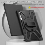 Rotatable Kickstand Grip Silicone Hybrid PC Tablet Case, For Samsung Galaxy Tab S10 Ultra / S9 Ultra - Image 4