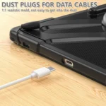 Rotatable Kickstand Grip Silicone Hybrid PC Tablet Case, For Samsung Galaxy Tab S10 Ultra / S9 Ultra - Image 5