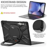 Handle Kickstand Silicone Hybrid PC Tablet Case, For Samsung Galaxy Tab S10 Ultra / S9 Ultra - Image 4
