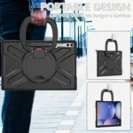 Handle Kickstand Silicone Hybrid PC Tablet Case, For Samsung Galaxy Tab S10 Ultra / S9 Ultra - Image 6