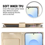 GOOSPERY RICH DIARY Crazy Horse Texture Leather Phone Case, For Samsung Galaxy S25 5G, For Samsung Galaxy S25+ 5G, For Samsung Galaxy S25 Ultra 5G - Image 2