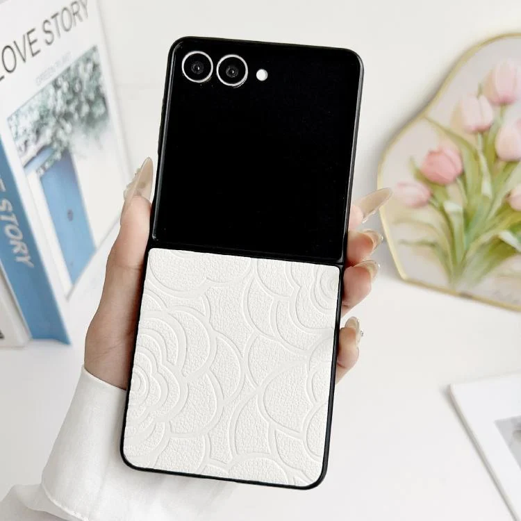 EDA007634302A_1.webp Impression Camellia Pattern Protective Phone Case, For Samsung Galaxy Z Flip7 5G, For Samsung Galaxy Z Fold Special - Image 2