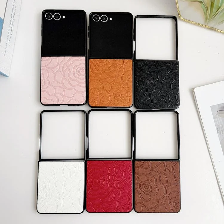 EDA007634302A_2.webp Impression Camellia Pattern Protective Phone Case, For Samsung Galaxy Z Flip7 5G, For Samsung Galaxy Z Fold Special - Image 3