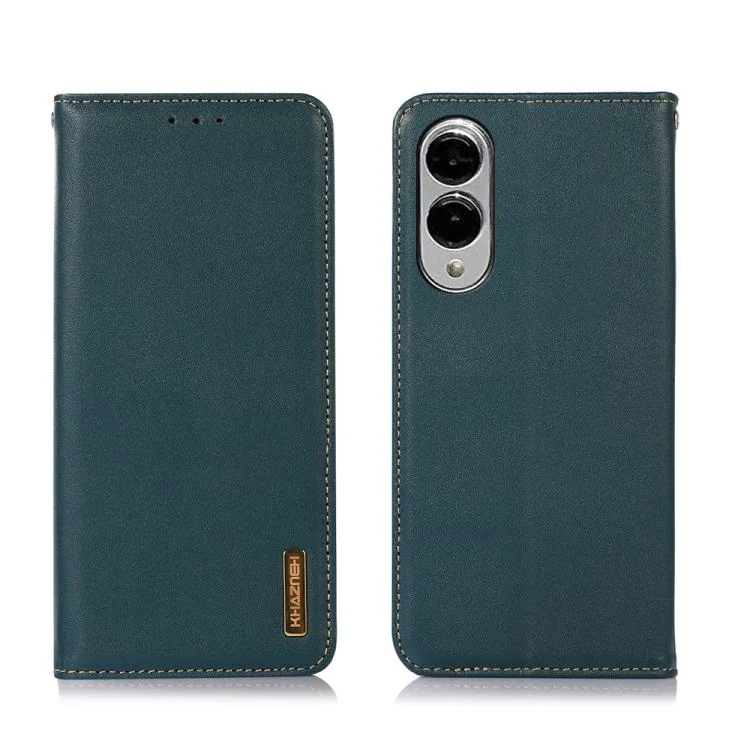 KHAZNEH Nappa Top Layer Cowhide Leather Phone Case, For Samsung Galaxy S25 Edge 5G