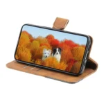 TTUDRCH Embossed Line Splicing Leather Phone Case, For iPhone 16e - Image 4