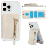 Zipper Wallet Split MagSafe Leather Back Phone Case, For iPhone 15 Pro, For iPhone 15 Plus - Image 3