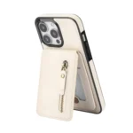 Zipper Wallet Split MagSafe Leather Back Phone Case, For iPhone 13 Pro Max, For iPhone 13 Pro - Image 2