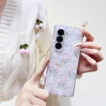 Shell Texture Flower Pattern Protective Phone Case, For Samsung Galaxy Z Fold Special, For Samsung Galaxy Z Flip6 / Flip7 FE, For Samsung Galaxy Z Fold6, For Samsung Galaxy Z Fold5... - Image 6