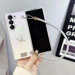 Kirin Pattern Full Coverage Phone Case with Wrist Strap, For Samsung Galaxy Z Fold Special, For Samsung Galaxy Z Fold6 5G, For Samsung Galaxy Z Fold5 5G, For Samsung Galaxy Z Fold4 5G - Image 2