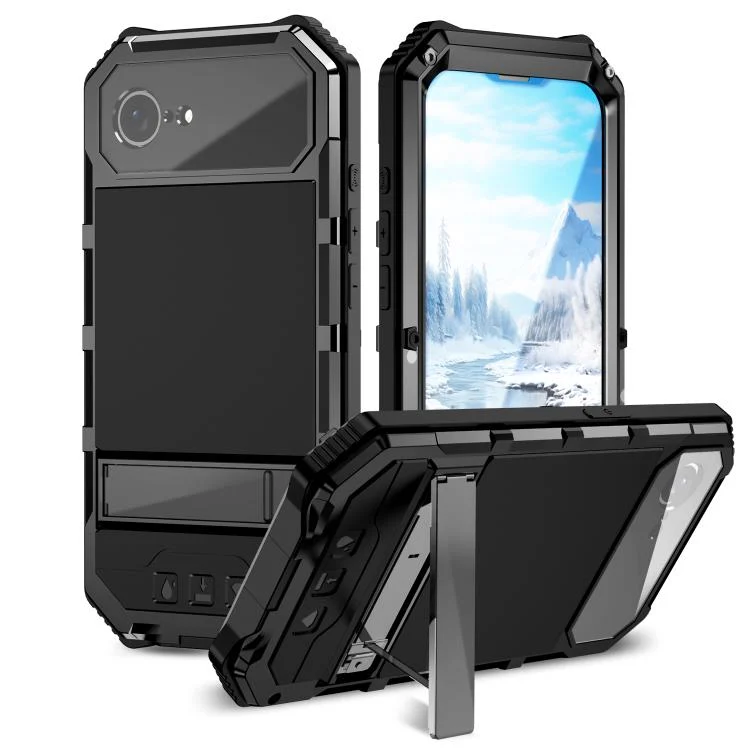IP68 Waterproof Dustproof Shockproof Holder Phone Case, For iPhone 16e