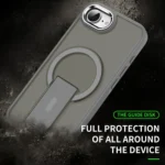 Acrylic Hybrid TPU MagSafe Holder Phone Case, For iPhone 16e - Image 4