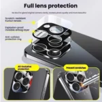 Electroplating Ice Crystal Airbag Full Coverage Shockproof Phone Case, For iPhone 12 Pro - Image 4