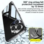 Electroplating Ice Crystal Airbag Full Coverage Shockproof Phone Case, For iPhone 12 Pro - Image 6