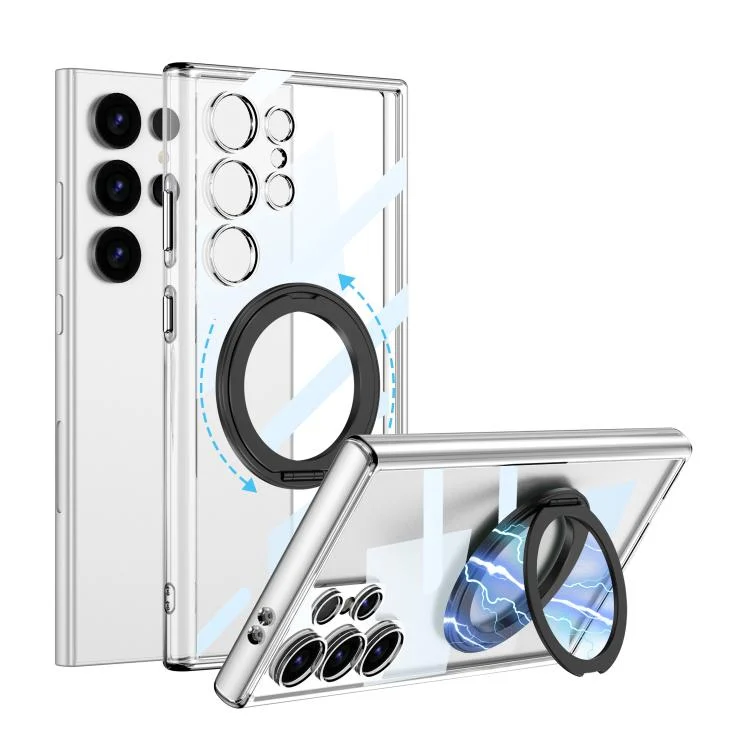 GKK Space Series Rotate MagSafe Shockproof Full Coverage Phone Case, For Samsung Galaxy S25 Ultra 5G