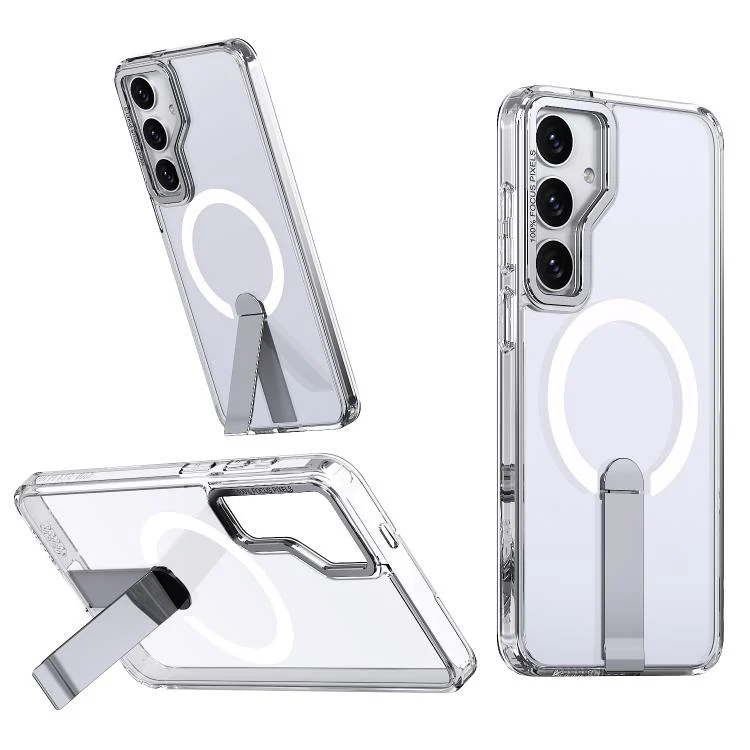 Star Shine Series TPU + PC MagSafe Phone Case with Fold Holder, For Samsung Galaxy S24 FE 5G, For Samsung Galaxy S24 Ultra 5G, For Samsung Galaxy S23 FE 5G