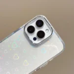 3D Heart IMD Hybrid TPU Phone Case, For iPhone 16 Pro Max, For iPhone 16 Pro, For iPhone 16 Plus, For iPhone 16 - Image 3