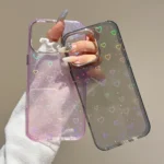 3D Heart IMD Hybrid TPU Phone Case, For iPhone 16 Pro Max, For iPhone 16 Pro, For iPhone 16 Plus, For iPhone 16 - Image 6