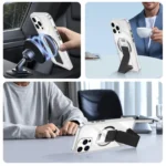 Clear Wristband Holder MagSafe Phone Case, For iPhone 15 Plus / 14 Plus, For iPhone 15, For iPhone 14 / 13 - Image 7