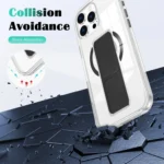 Clear Wristband Holder MagSafe Phone Case, For iPhone 16 Pro Max, For iPhone 16 Pro, For iPhone 16 Plus - Image 6