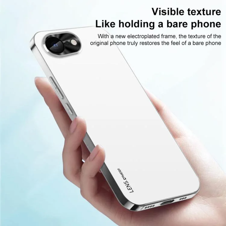 EDA0077172_B1.webp AG Frosted Electroplating Acrylic Phone Case, For iPhone 16e, For iPhone 16 Pro Max, For iPhone 16 Pro, For iPhone 16, For iPhone 15 Pro Max - Image 2
