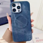 Denim MagSafe Magnetic PC + PU Phone Case, For iPhone 12 Pro Max