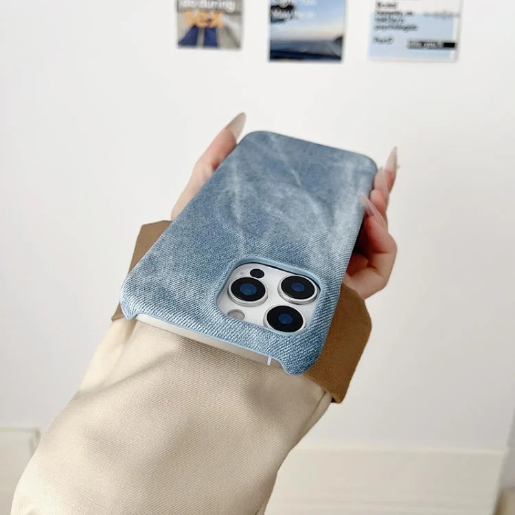 EDA0077258_B4.webp Denim MagSafe Magnetic PC + PU Phone Case, For iPhone 12 Pro Max - Image 5