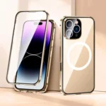 360 Full Body Magnetic Frosted MagSafe Phone Case, For iPhone 16 Pro Max, For iPhone 16 Pro, For iPhone 16, For iPhone 15 Pro Max - Image 7