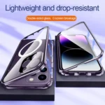 360 Full Body Magnetic Frosted MagSafe Phone Case, For iPhone 16 Pro Max, For iPhone 16 Pro, For iPhone 16, For iPhone 15 Pro Max - Image 2