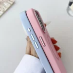 Metal Frame Liquid Silicone MagSafe Phone Case, For iPhone 12 Pro Max - Image 5