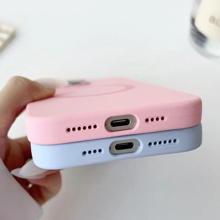 EDA0077335_B5.webp Metal Frame Liquid Silicone MagSafe Phone Case, For iPhone 12 Pro Max - Image 6