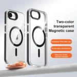 Airbag TPU + TPE+ PC Clear MagSafe Phone Case, For iPhone 16e - Image 2