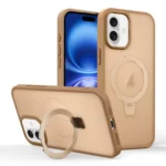 Skin-feel Ring MagSafe Holder Phone Case, For iPhone 16, For iPhone 15 Pro Max, For iPhone 15 Pro