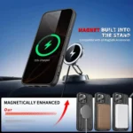 Rotating Ring Holder Magnetic MagSafe Phone Case, For iPhone 16e, For iPhone 16 Pro Max, For iPhone 16 Pro - Image 6