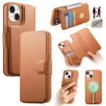 CaseNeo Finger Grip Strap MagSafe Leather Phone Case, For iPhone 14 / 13, For iPhone 14 Pro, For iPhone 14 Pro Max