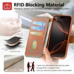 CaseNeo Finger Grip Strap MagSafe Leather Phone Case, For iPhone 14 / 13, For iPhone 14 Pro, For iPhone 14 Pro Max - Image 5