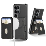 2-in-1 Magnetic Wallet MagSafe Leather Back Phone Case, For Samsung Galaxy S24 Ultra 5G, For Samsung Galaxy S24+ 5G, For Samsung Galaxy S24 5G, For Samsung Galaxy S23 FE 5G