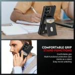 2-in-1 Magnetic Wallet MagSafe Leather Back Phone Case, For Samsung Galaxy S24 Ultra 5G, For Samsung Galaxy S24+ 5G, For Samsung Galaxy S24 5G, For Samsung Galaxy S23 FE 5G - Image 6