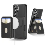 2-in-1 Magnetic Wallet MagSafe Leather Back Phone Case, For Samsung Galaxy S25 5G, For Samsung Galaxy S25+ 5G, For Samsung Galaxy S25 Ultra 5G, For Samsung Galaxy S24 FE 5G