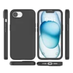 Rubber Oil Surface Solid Color Phone Case, For iPhone 16e - Image 4