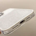 Rhinestone-Embedded Camera Frame Glitter Full Coverage Phone Case, For iPhone 16 Pro Max, For iPhone 16 Pro - Image 6