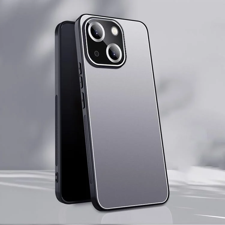 Ice Aluminum Metal Explosion-proof Frosted Phone Case, For iPhone 13